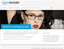 Tablet Screenshot of ogonkontakt.se